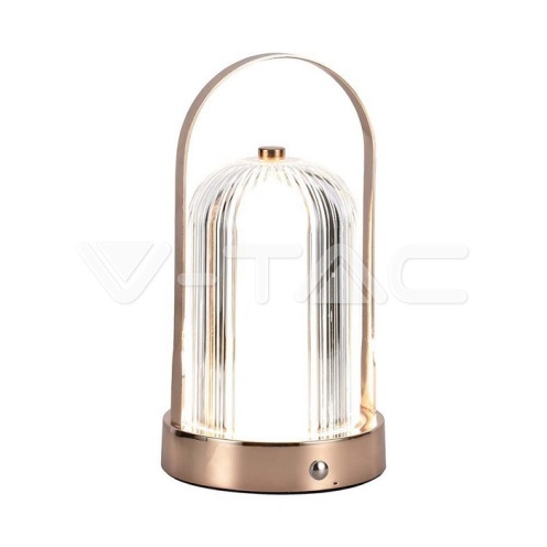 LED Настолна Лампа 1800mAH Батерия 120*190 Бронз 3IN1 - изглед 1 - rZ commerce LED Настолна Лампа 1800mAH Батерия 120*190 Бронз 3IN1 - изглед 1