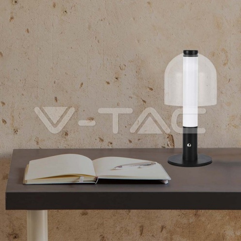 2W LED Настолна Лампа 3 в 1 Черно + прозрачно стъклено тяло 100lm - изглед 6 - rZ commerce 2W LED Настолна Лампа 3 в 1 Черно + прозрачно стъклено тяло 100lm - изглед 6