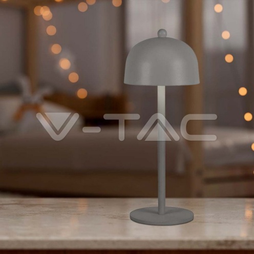 LED Настолна Лампа 1800mAH Батерия 115*300 3IN1 Сиво Тяло - изглед 6 - rZ commerce LED Настолна Лампа 1800mAH Батерия 115*300 3IN1 Сиво Тяло - изглед 6