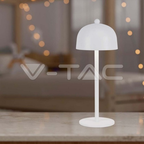 LED Настолна Лампа 1800mAh Батерия 115x300 3 в 1 Бяло Тяло - изглед 6 - rZ commerce LED Настолна Лампа 1800mAh Батерия 115x300 3 в 1 Бяло Тяло - изглед 6