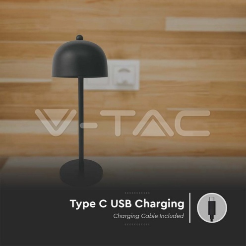 LED Настолна Лампа 1800mAh Батерия 115x300 3 в 1 Черно Тяло - изглед 4 - rZ commerce LED Настолна Лампа 1800mAh Батерия 115x300 3 в 1 Черно Тяло - изглед 4