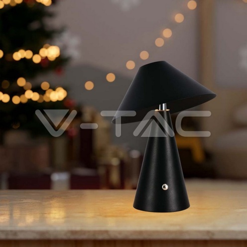 LED Настолна Лампа 1800mAh Батерия 180 x 240 3 в 1 Черно Тяло 3000K 200Lm - изглед 6 - rZ commerce LED Настолна Лампа 1800mAh Батерия 180 x 240 3 в 1 Черно Тяло 3000K 200Lm - изглед 6