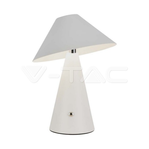 LED Настолна Лампа 1800mAh Батерия 180 x 240 3 в 1 Бяло Тяло 3000K 200Lm - изглед 1 - rZ commerce LED Настолна Лампа 1800mAh Батерия 180 x 240 3 в 1 Бяло Тяло 3000K 200Lm - изглед 1