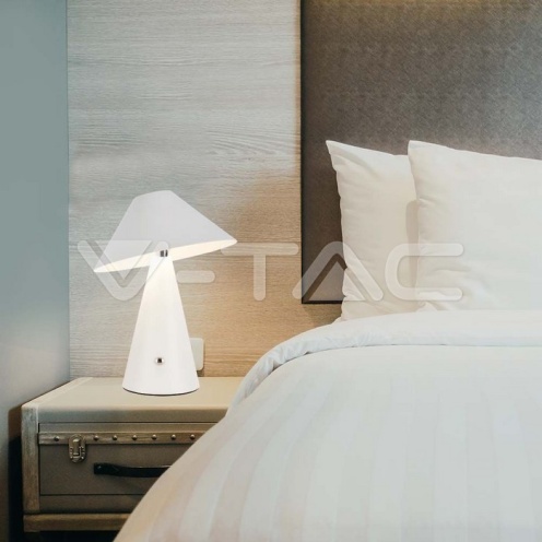 LED Настолна Лампа 1800mAh Батерия 180 x 240 3 в 1 Бяло Тяло 3000K 200Lm - изглед 7 - rZ commerce LED Настолна Лампа 1800mAh Батерия 180 x 240 3 в 1 Бяло Тяло 3000K 200Lm - изглед 7