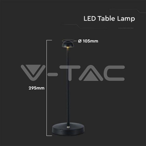 3W Led Настолна Лампа Черна 3 в 1 - изглед 5