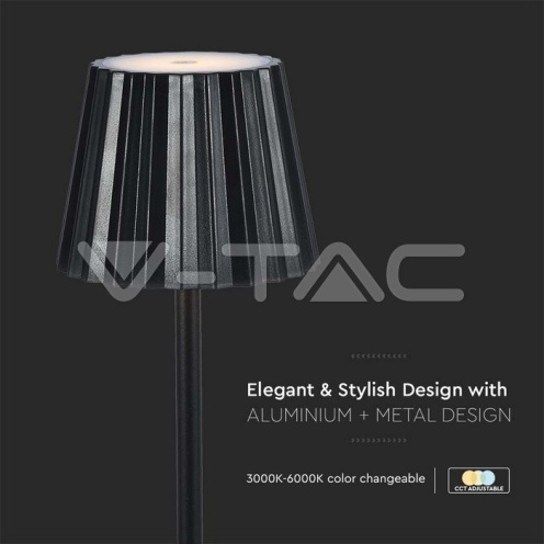 1.5W LED Настолна Лампа Черна 3in1 - изглед 3