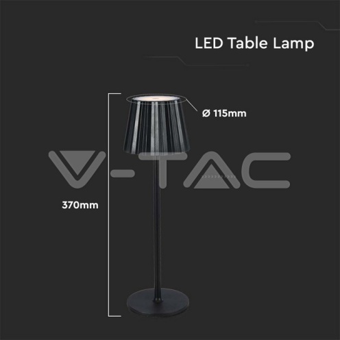 1.5W LED Настолна Лампа Черна 3in1 - изглед 6