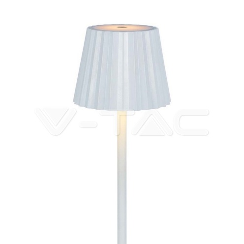 1.5W LED Настолна Лампа Бяла 3in1 плисе 53lm - изглед 2