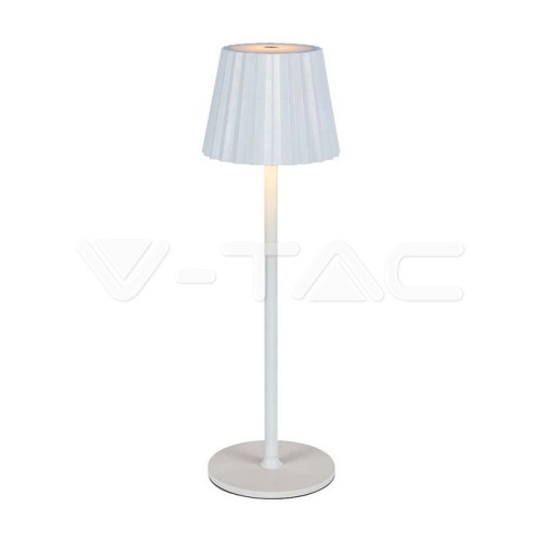 1.5W LED Настолна Лампа Бяла 3in1 плисе 53lm - изглед 1