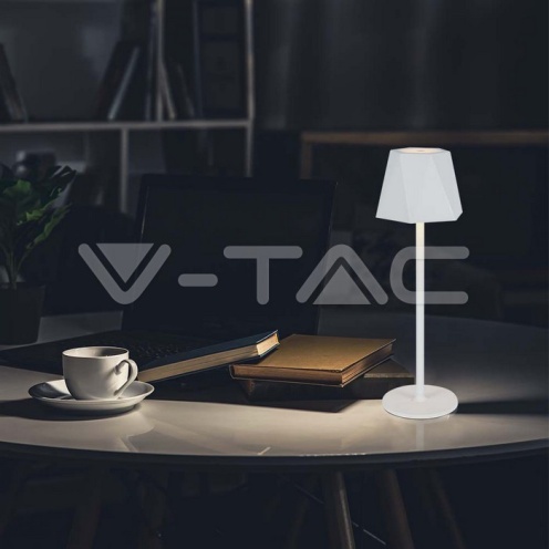 1.5W Led Настолна Лампа Бяла 3in1 - изглед 7