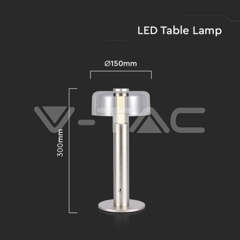 LED Настолна Лампа 1800mAh Батерия 150 x 300 3 в 1 Шампанско - изглед 5 - rZ commerce LED Настолна Лампа 1800mAh Батерия 150 x 300 3 в 1 Шампанско - изглед 5
