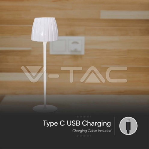 2.7W LED Настолна Лампа 3in1 Бялa - изглед 6 - rZ commerce 2.7W LED Настолна Лампа 3in1 Бялa - изглед 6