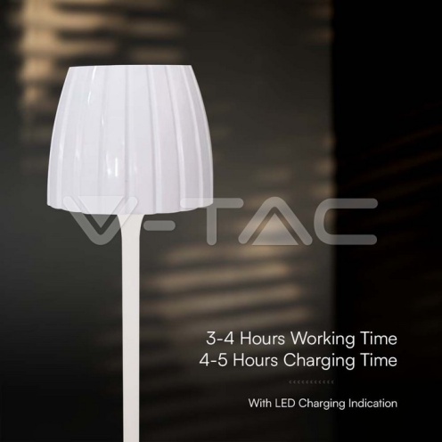 2.7W LED Настолна Лампа 3in1 Бялa - изглед 7 - rZ commerce 2.7W LED Настолна Лампа 3in1 Бялa - изглед 7