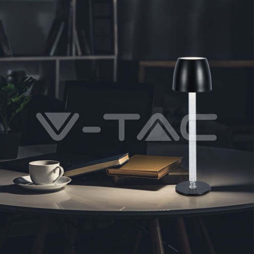 3W LED Настолна Лампа - Воден Ефект 3000K Бяло Тяло - изглед 6 - rZ commerce 3W LED Настолна Лампа - Воден Ефект 3000K Бяло Тяло - изглед 6