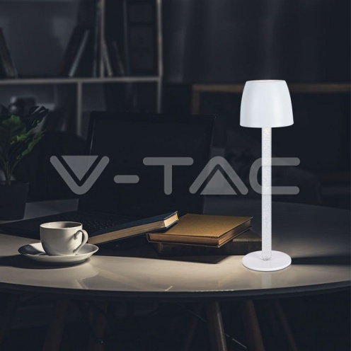 3W LED Настолна Лампа - Воден Ефект 3000K Черно Тяло - изглед 6