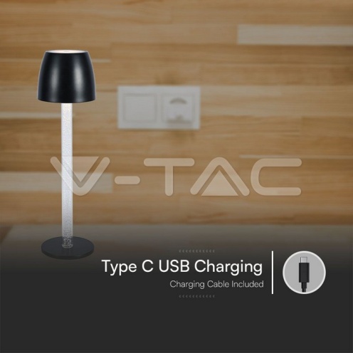 3W LED Настолна Лампа - Воден Ефект 3000K Бяло Тяло - изглед 4 - rZ commerce 3W LED Настолна Лампа - Воден Ефект 3000K Бяло Тяло - изглед 4