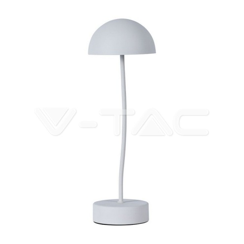 3W LED Настолна Лампа 3000K Бяло Тяло - изглед 1