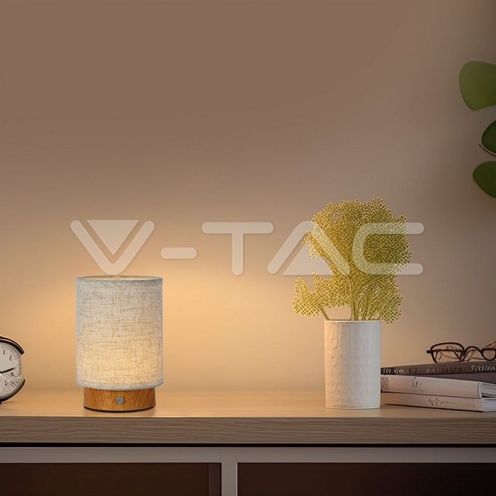 3W LED Настолна Лампа 3000K Бежово Тяло - изглед 6 - rZ commerce 3W LED Настолна Лампа 3000K Бежово Тяло - изглед 6