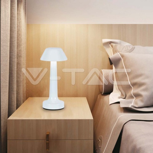 2W LED Настолна Лампа 3 в 1 Бяло Тяло 40lm - изглед 6 - rZ commerce 2W LED Настолна Лампа 3 в 1 Бяло Тяло 40lm - изглед 6