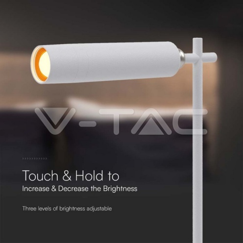 3W LED Магнитна Настолна Лампа 4000K Бяло Тяло - изглед 3 - rZ commerce 3W LED Магнитна Настолна Лампа 4000K Бяло Тяло - изглед 3