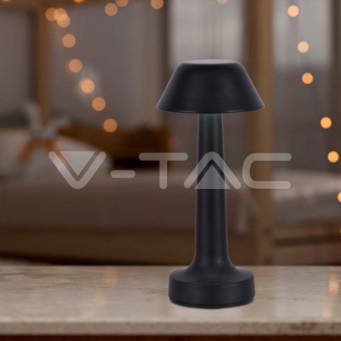 2W LED Настолна Лампа (D100*230) 3 в 1 Черно Тяло - изглед 7