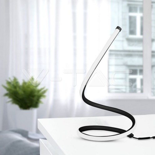 12W LED Настолна Лампа Извита Кабел - Ключ 3000К Черна - изглед 7 - rZ commerce 12W LED Настолна Лампа Извита Кабел - Ключ 3000К Черна - изглед 7