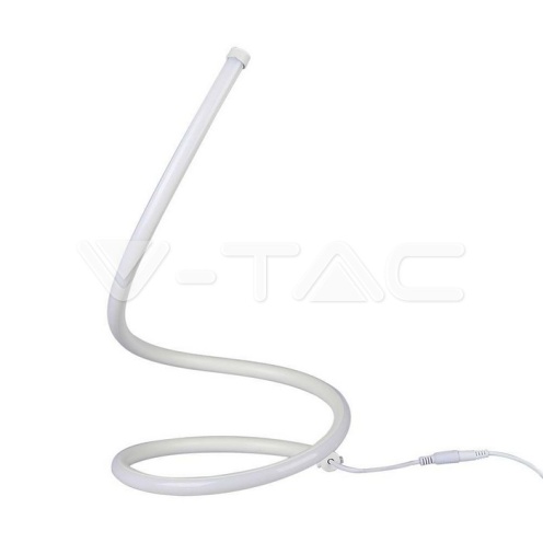 12W LED Настолна Лампа Извита Кабел - Ключ 3000К Бяла - изглед 2 - rZ commerce 12W LED Настолна Лампа Извита Кабел - Ключ 3000К Бяла - изглед 2