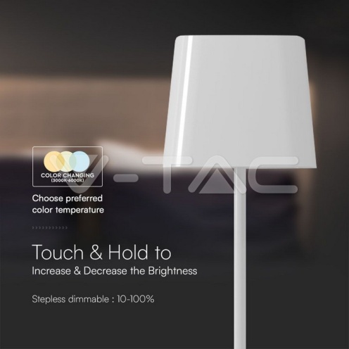 5W LED Магнитна Настолна Лампа С Батерия 3600mAh CCT: 3IN1 Бяло Тяло Димираща - изглед 13 - rZ commerce 5W LED Магнитна Настолна Лампа С Батерия 3600mAh CCT: 3IN1 Бяло Тяло Димираща - изглед 13