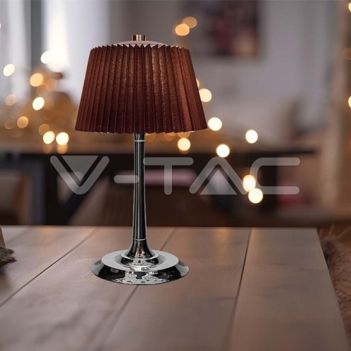 1.5W LED Настолна Лампа 3in1 Хром + Кафяво 40lm - изглед 9 - rZ commerce 1.5W LED Настолна Лампа 3in1 Хром + Кафяво 40lm - изглед 9