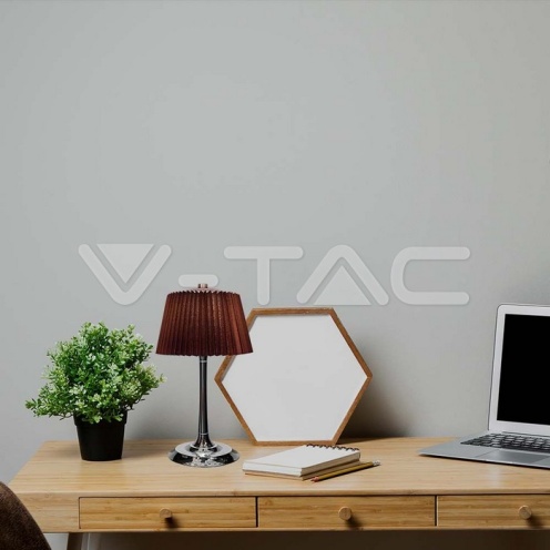 1.5W LED Настолна Лампа 3in1 Хром + Кафяво 40lm - изглед 8 - rZ commerce 1.5W LED Настолна Лампа 3in1 Хром + Кафяво 40lm - изглед 8