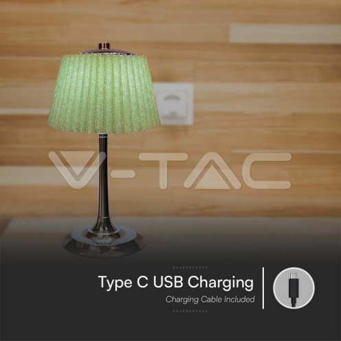 1.5W LED Настолна Лампа 3in1 Хром + Зелено - изглед 6 - rZ commerce 1.5W LED Настолна Лампа 3in1 Хром + Зелено - изглед 6