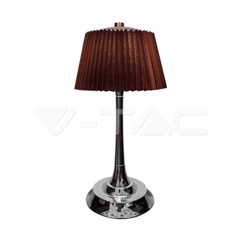 1.5W LED Настолна Лампа 3in1 Хром + Кафяво 40lm - изглед 1 - rZ commerce 1.5W LED Настолна Лампа 3in1 Хром + Кафяво 40lm - изглед 1