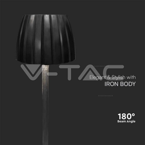 2.7W LED Настолна Лампа 3in1 Чернa - изглед 3 - rZ commerce 2.7W LED Настолна Лампа 3in1 Чернa - изглед 3