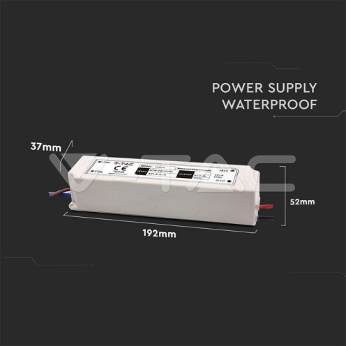 LED Захранване - 100W 24V IP65 - изглед 5