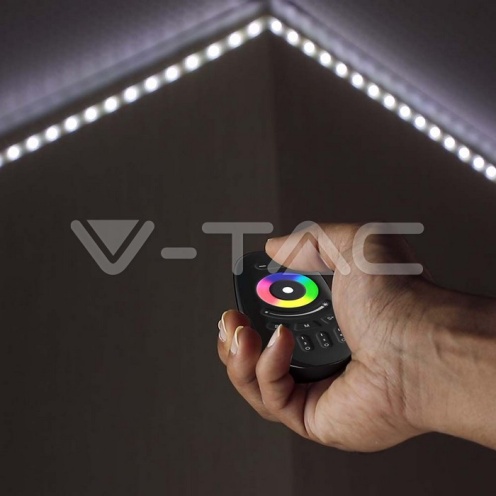 Тъч Дистанционно RGB + Бяло - Черно - изглед 6
