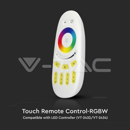 Тъч дистанционно RGB + Бяло - Бяло - изглед 3