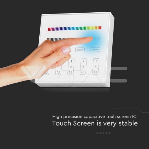 Дистанционно Тъч 4 Канално RGB+W Стена - изглед 4