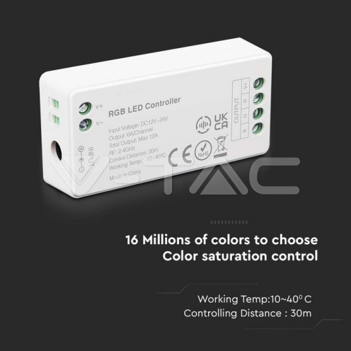 Контролер RGB 2.4GHz - изглед 1
