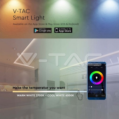 Wifi Контролер + Дистанционно CCT 3в1+RGB 24 Бутона - изглед 5