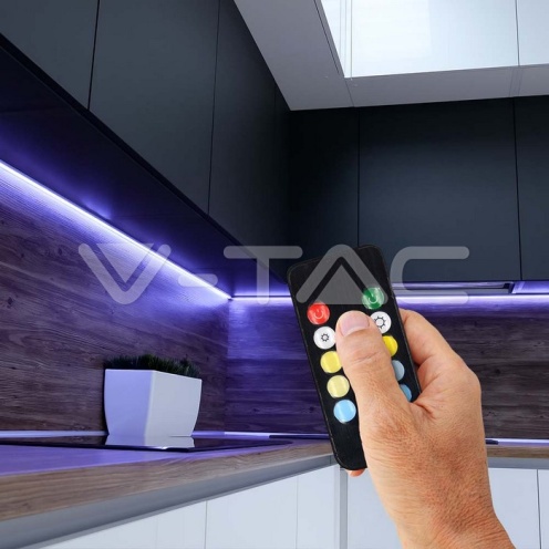 Wifi Контролер + Дистанционно CCT 3в1+RGB 24 Бутона - изглед 9