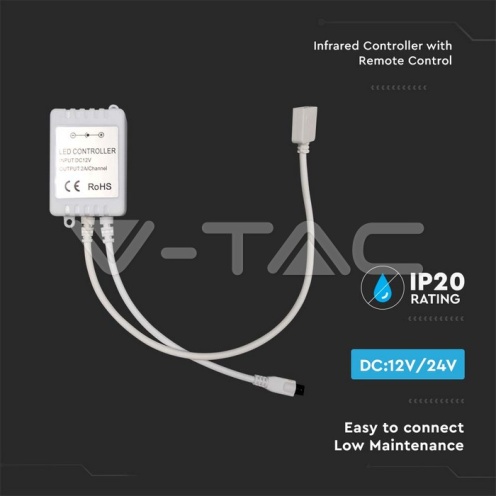 IR Контролер Дистанционно CCT 3в1 RGB 28 Бутона - изглед 2 - rZ commerce IR Контролер Дистанционно CCT 3в1 RGB 28 Бутона - изглед 2
