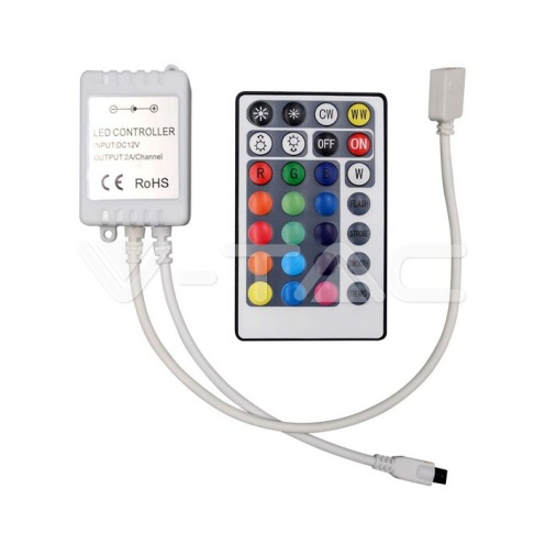 IR Контролер Дистанционно CCT 3в1 RGB 28 Бутона - изглед 1 - rZ commerce IR Контролер Дистанционно CCT 3в1 RGB 28 Бутона - изглед 1