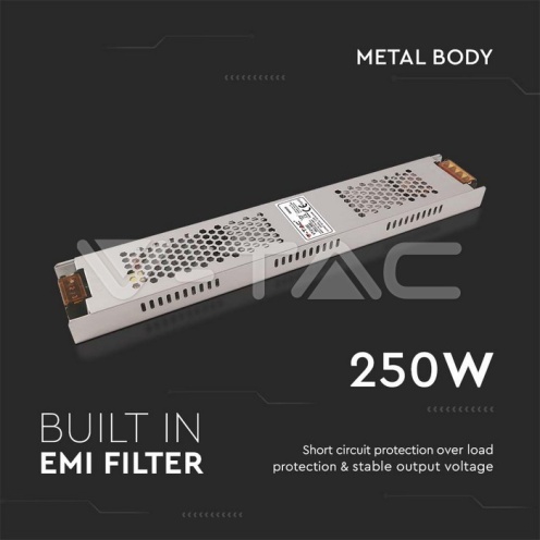 LED Захранване 250W 12V 20.8A IP20 - изглед 3 - rZ commerce LED Захранване 250W 12V 20.8A IP20 - изглед 3
