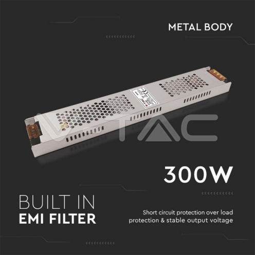 LED Захранване 300W 24V 12.5A IP20 - изглед 3 - rZ commerce LED Захранване 300W 24V 12.5A IP20 - изглед 3