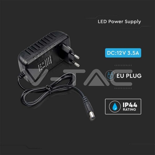 LED Захранване - 42W 12V 3.5A Пластик IP44 - изглед 2