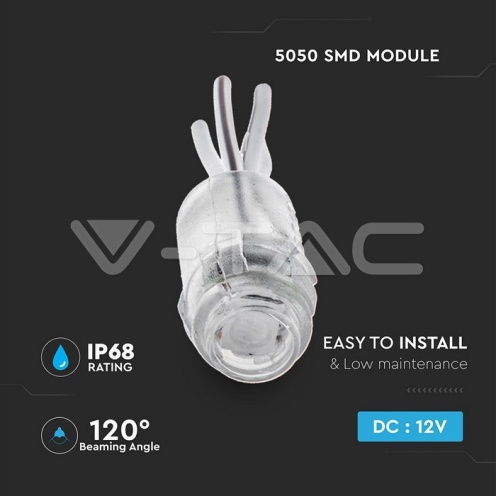 LED Модул 0.24W SMD2835 Зелен IP68 - изглед 2