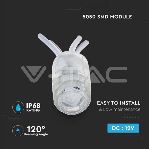 LED Модул 0.24W SMD2835 Син IP68 - изглед 2