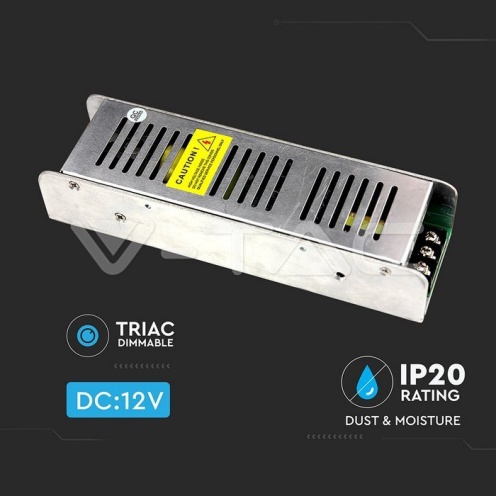 LED Захранване - 100W Димиращо За Лед Лента 12V 8.5A IP20 - изглед 2