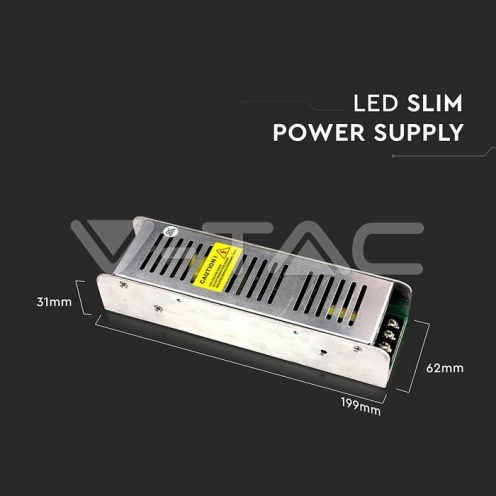 LED Захранване - 100W Димиращо За Лед Лента 12V 8.5A IP20 - изглед 5