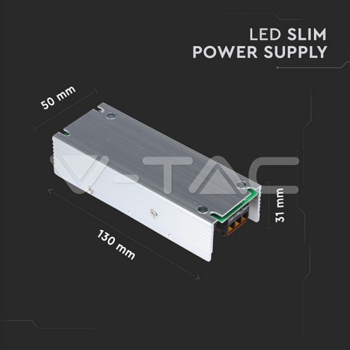 LED Slim Захранване - 75W 12V 6A Метал - изглед 7 - rZ commerce LED Slim Захранване - 75W 12V 6A Метал - изглед 7